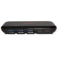 ROLINE USB 3.2 Gen 2 Hub, 7-voudig (3x Type C + 4x Type A) - thumbnail