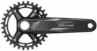 Shimano Crankstel 10/11-speed deore fc-m5100-1 - 30 tands - 175 mm - zwart - thumbnail