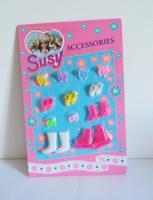 Van Der Doelen 12 schoentjes voor tienerpoppen - thumbnail