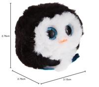 TY Puffies Pinguïn Knuffel Waddles 8 cm - thumbnail