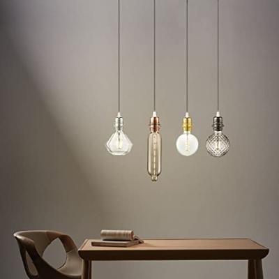 Home sweet home metalen 2-rings fitting E27 - koper