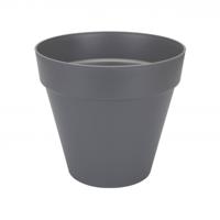 Elho loft urban rond weels bloempot 40 cm antraciet - thumbnail