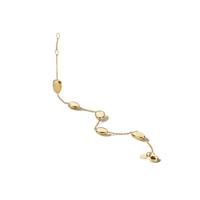 Armband Ovaaltjes Geelgoud 17-19 cm - thumbnail