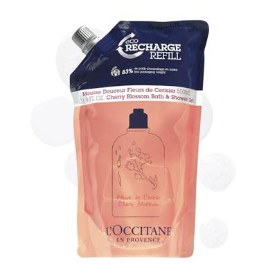 L&apos;Occitane Cherry Blossom Bath & Shower Gel - Refill 500 ml Douche & bad