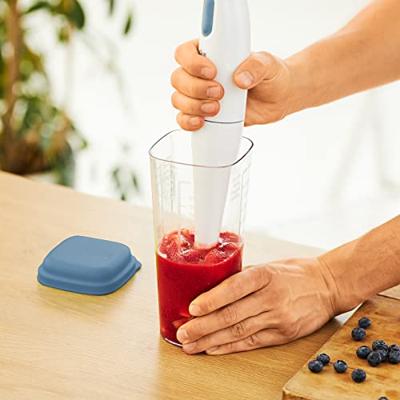 Rotho Loft Shaker met Pers 1L Horizon Blauw/Transparant