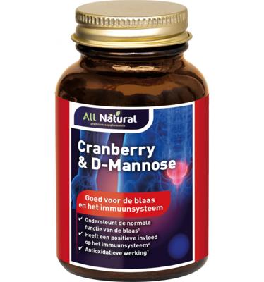 All Natural Cranberry & D-Mannose 60 Capsules
