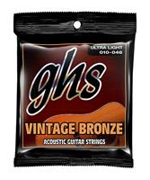 GHS VN-UL Vintage Bronze snarenset voor akoestische gitaar - thumbnail