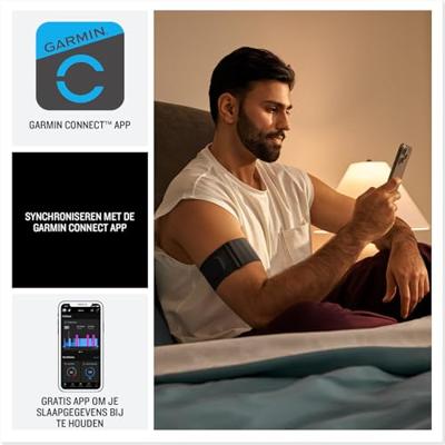 Garmin Index Sleep Monitor, Slimme slaap tracker, Inzicht in je gezondheid en herstel, batterijduur tot wel 7 nachten (S/M)
