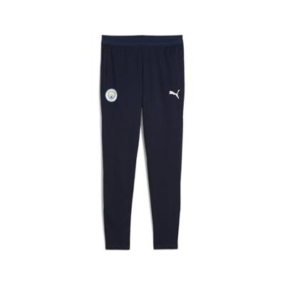 PUMA Manchester City Trainingsbroek 2025-2026 Kids Donkerblauw Wit