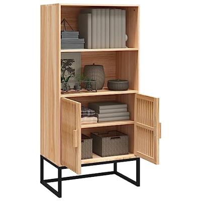 Hoge kast 60x35x125 cm bewerkt hout Hoge kast 60x35x125 cm bewerkt hout