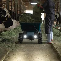 Makita DCU604Z Accu Kruiwagen met rek | 2x 18V | Body | Zonder Accu's & Laders - thumbnail