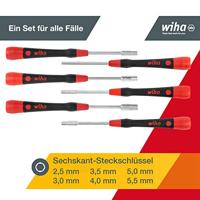 Wiha Set precisieschroevendraaiers | 6-delig | 6-kant | 1 stuk - 42994 42994 - thumbnail