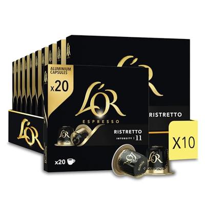 Koffiecups l&apos;or espresso ristretto 20st | 10 stuks