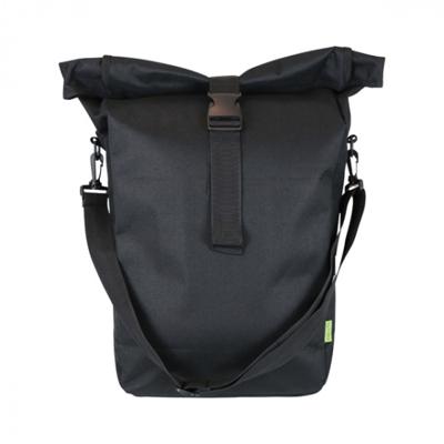 DRESCO shopper fietstas - pakaftas 20 liter - zwart