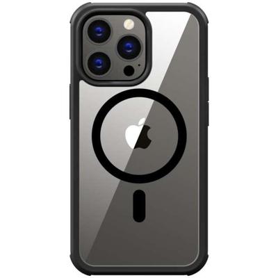 Valenta Tempered Glass Full Cover MagSafe Bumper Case Apple iPhone 14 Pro Max Black