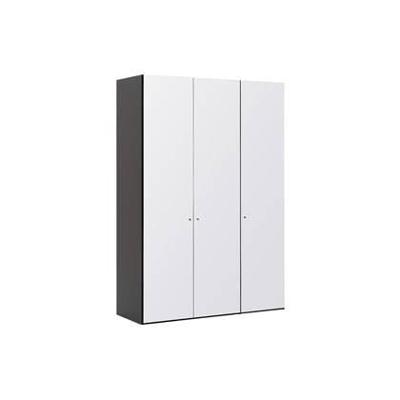 Goossens Kledingkast Easy Storage Ddk, Kledingkast 153 cm breed, 220 cm hoog, 3x glas draaideur