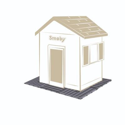 Smoby speelhuis accessoire - Vloerplaat-set - 45 x 45 cm Smoby speelhuis accessoire - Vloerplaat-set - 45 x 45 cm
