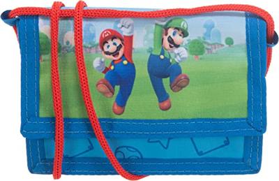 Super Mario Portemonnee Blauw/Rood
