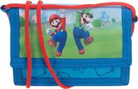 Super Mario Portemonnee Blauw/Rood - thumbnail