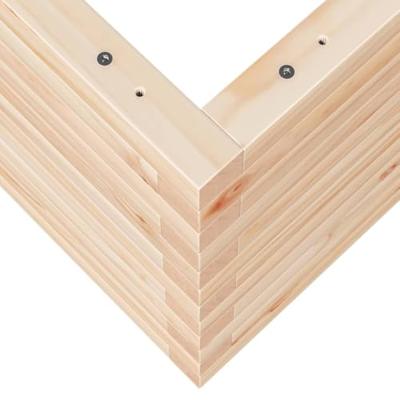 VidaXL Plantenbak 70x40x45,5 cm massief grenenhout