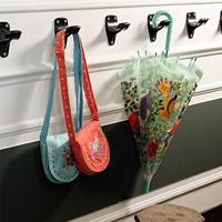 Bloemen en Vogels Paraplu - DJECO blauw - thumbnail