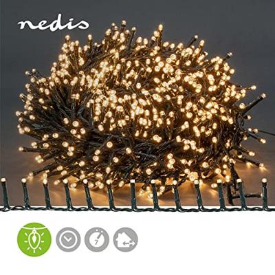Nedis CLLS720 Decoratieve Verlichting Koord 720 Led&apos;s Warm Wit 54.00 M Licht Effecten: 7 Binnen & Buiten Netvoeding