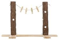 TRIXIE NATURAL LIVING VOERBOOM DUO 53X25X34 CM - thumbnail
