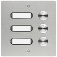 Grothe 55503 Belknop Met naambord RVS V2A - thumbnail