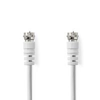 Nedis Satelliet- en Antennekabel | F-Male naar F-Male | 3 m | Wit | 1 stuks - CSGB41000WT30 CSGB41000WT30 - thumbnail