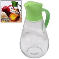 Automatic Lid Open Glass Oil Bottle(Green) - thumbnail