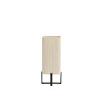 Light & Living TafellampWyn 39cm - crème touw met zwart - 1894112 - thumbnail