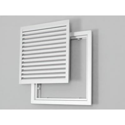 Xenz lamellenrooster serviceluik 40x40 cm wit