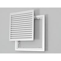 Xenz lamellenrooster serviceluik 40x40 cm wit - thumbnail