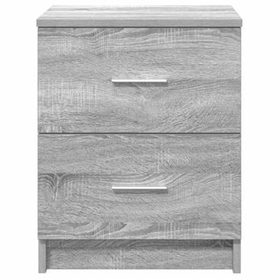 Nachtkastjes 2 st met 2 lades 40x36x50 cm grijs sonoma eiken Nachtkastjes 2 st met 2 lades 40x36x50 cm grijs sonoma eiken