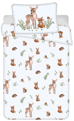 Sweet Home Baby dekbedovertrek Forest - 100 x 135 cm - Katoen Sweet Home Baby dekbedovertrek Forest - 100 x 135 cm - Katoen