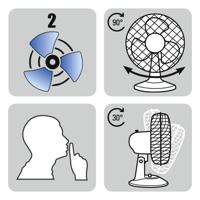 Trotec Tafelventilator TVE 9 wit | 37 cm - TRO005011 - thumbnail