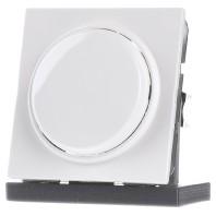 Gira drukvlakschakelaar maakbreek contact met drukknop Scolor zuiverwit 013040 - thumbnail