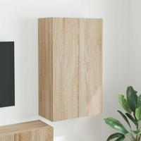 TV-wandkast Sonoma Eiken 59,5 x 31 x 100 cm Bewerkt hout - thumbnail