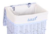 Mandenset DKD Home Decor Blauw Celeste vlechtwerk Kinderen 44 x 34 x 56 cm (5 Onderdelen) - thumbnail