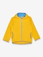 Fleece kinderjas PAUKKU FINKID, zip-in binnenjas geel - thumbnail