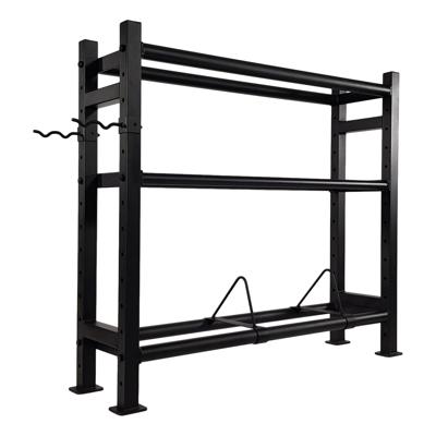 Tunturi multi storage rack l staal l zwart