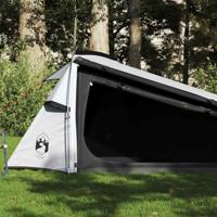VidaXL Tunneltent 2-persoons waterdicht verduisterend stof wit - thumbnail