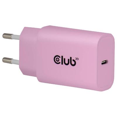 club3D CAC-3021 USB-oplader 30 W Pink Binnen