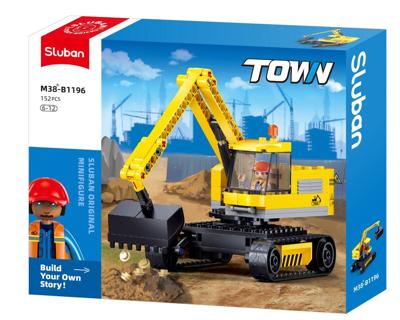 Sluban town kleine graafmachine