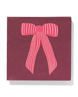 HEMA Servetten 33x33cm papier strikken - 20 stuks - thumbnail