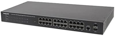 Intellinet 560559 Netwerk switch 24 + 2 poorten 1 GBit/s PoE-functie