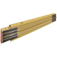 Stabila Duimstok hout 2-M Type 607 lichtgeel - 01104 - thumbnail