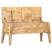 VidaXL Opbergbox 99x35x48 cm massief mangohout - thumbnail
