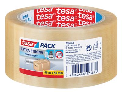 Tesa Extra Strong PVC tape transparant (1 rol) Tesa Extra Strong PVC tape transparant (1 rol)