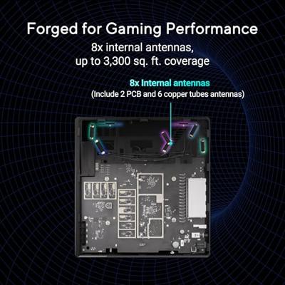ASUS ROG Strix GS-BE18000 draadloze router 2.5 Gigabit Ethernet Tri-band (2,4 GHz / 5 GHz / 6 GHz) Z - thumbnail